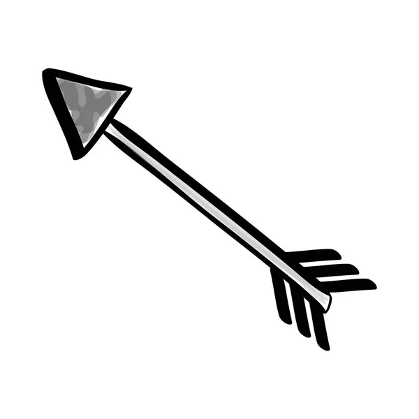 孤立的弓箭 — 图库矢量图片
