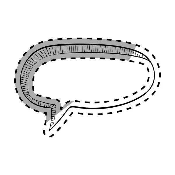 Φούσκας συνομιλίας σκαριφήματος — Διανυσματικό Αρχείο