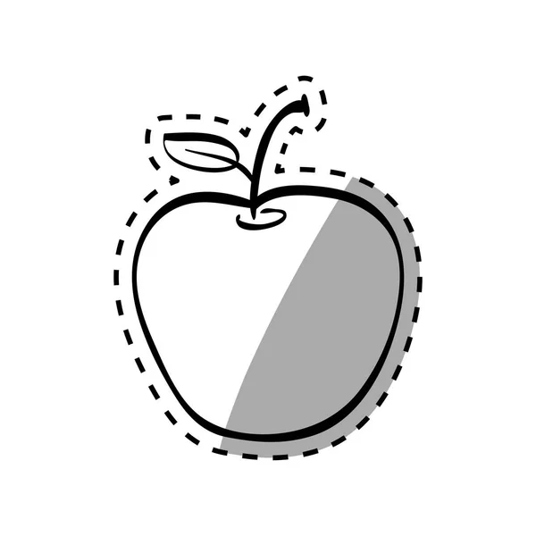Frutta di mela succosa — Vettoriale Stock
