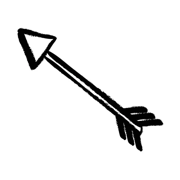 Ізольована лук стрілка — стоковий вектор