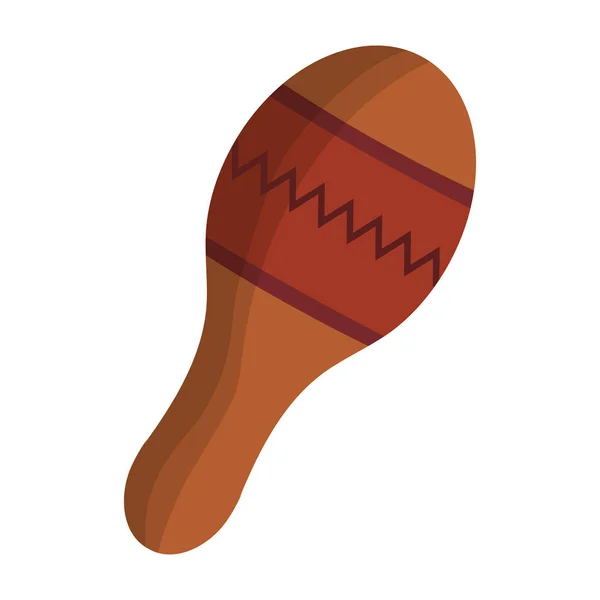 Einfaches Maracas-Symbolbild — Stockvektor