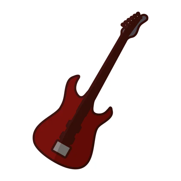 Изображение значка гитары — стоковый вектор