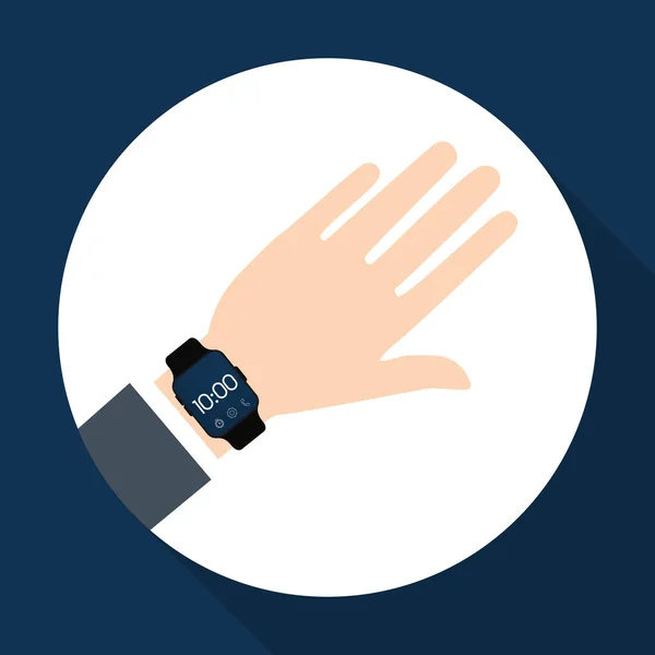 Smartwatch imagen icono de la tecnología portátil —  Fotos de Stock
