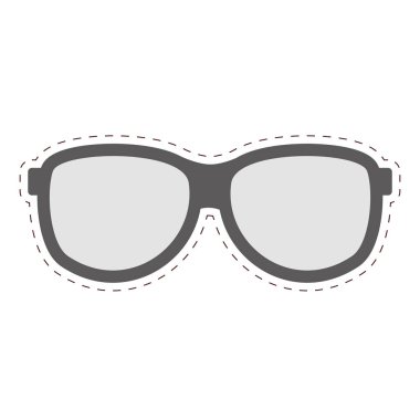 Klasik çerçeve gözlük simge görüntüsü