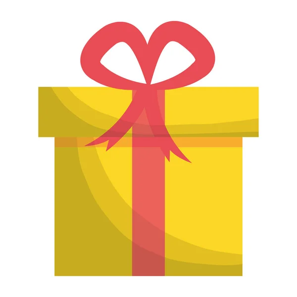 Immagine icona scatola regalo — Vettoriale Stock