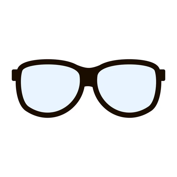 Klasik çerçeve gözlük simge görüntüsü — Stok Vektör