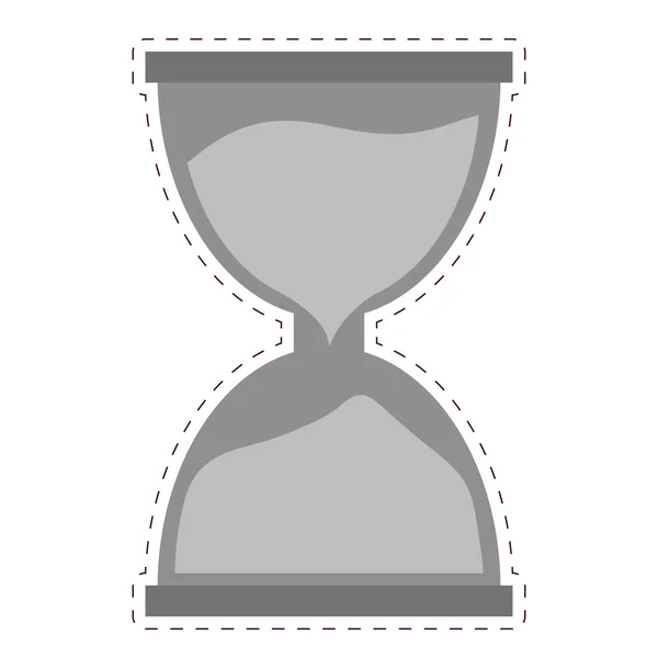 Obrázek ikony přesýpacích hodin času — Stockový vektor