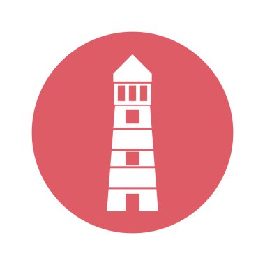 Deniz feneri amblemi simge görüntüsü