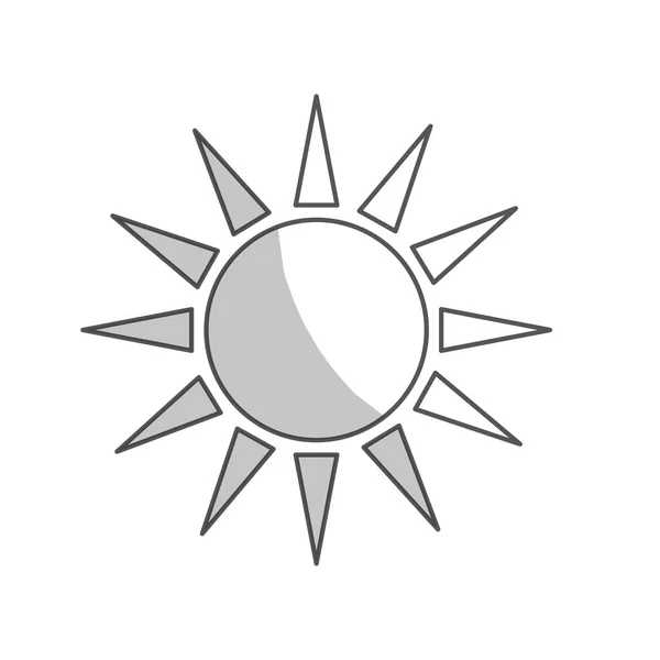 Zon vorm pictogram — Stockvector