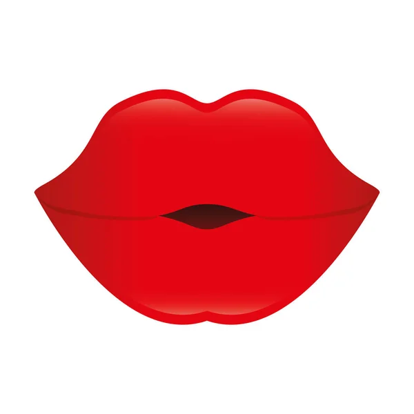 Kadının dudakları simgesi — Stok Vektör