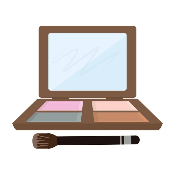 Maquillaje y diseño cosmético — Vector de stock