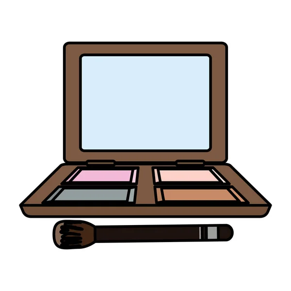 Make-up en cosmetische ontwerp — Stockvector