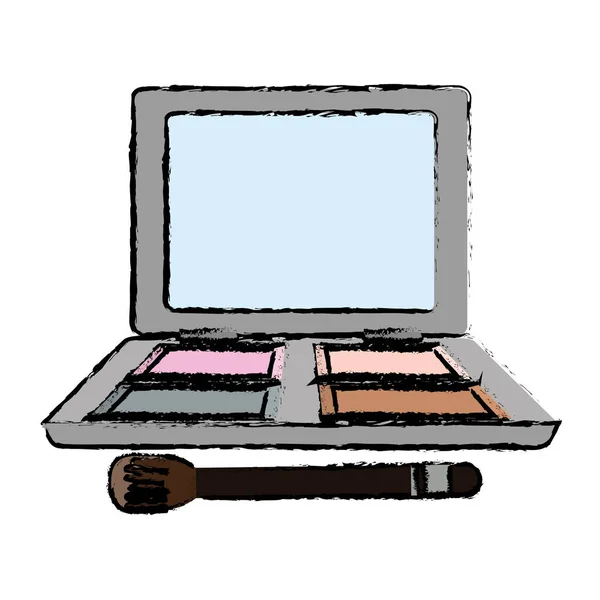 Make-up en cosmetische ontwerp — Stockvector