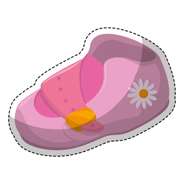 Baby παπουτσιού εικονίδιο — Διανυσματικό Αρχείο