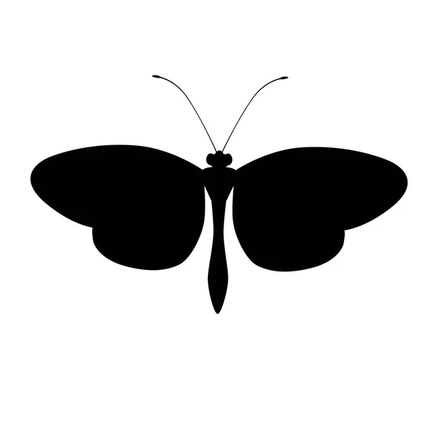 美丽的蝴蝶图标 — 图库矢量图片