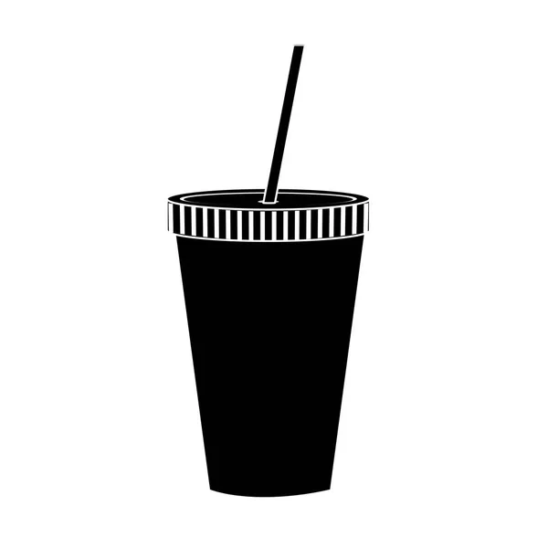 Ícone bebida refrigerante — Vetor de Stock