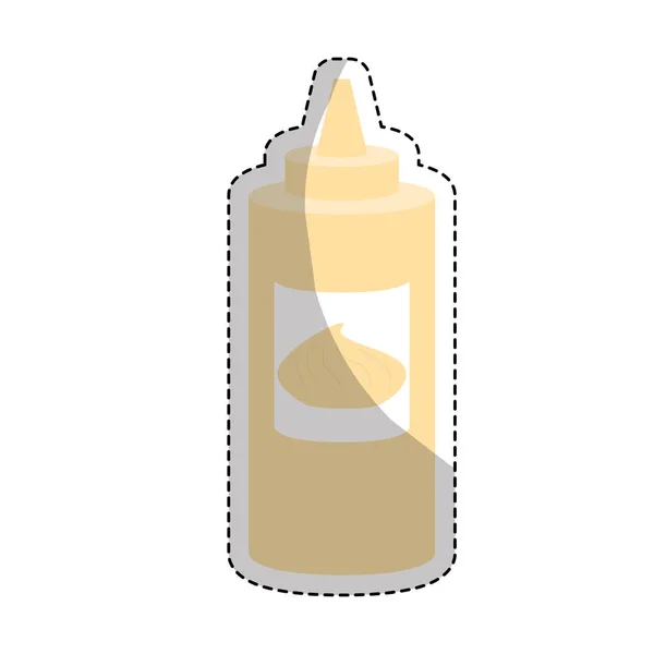 Icono de botella de salsa — Vector de stock