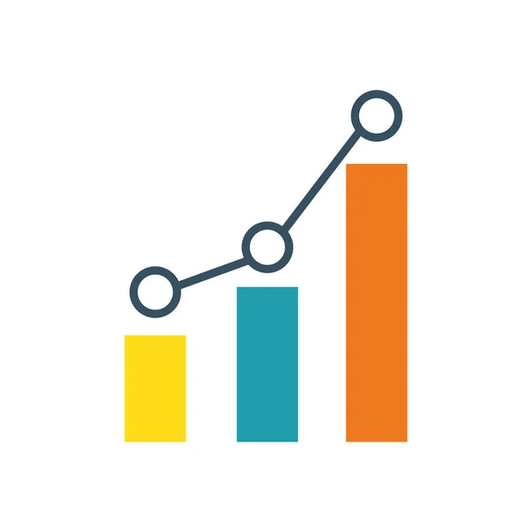 Statistische Grafik — Stockvektor