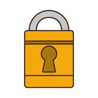 çizgi film asma kilit kilit güvenlik para banka