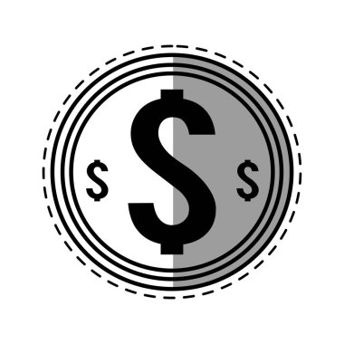 sikke para Doları gölge