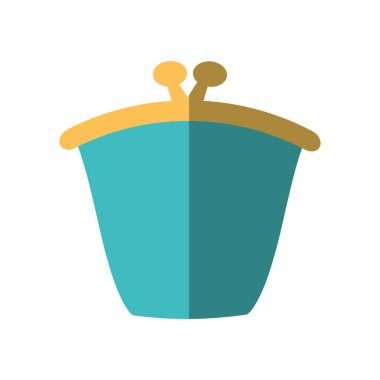 yeşil çanta cüzdan para tasarrufu düz simgesi