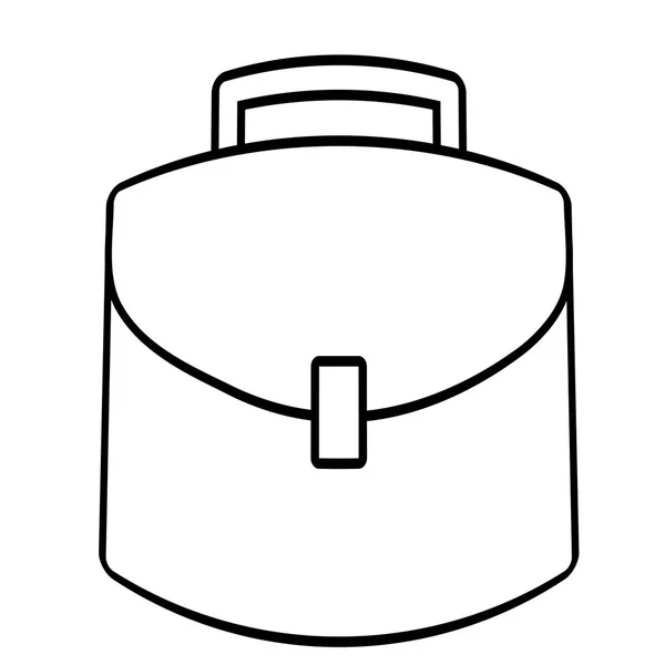 Cartera maleta negocio icono línea — Vector de stock