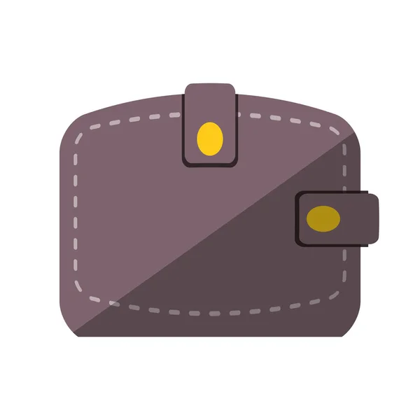 Wallet save money flat icon — Stock Vector