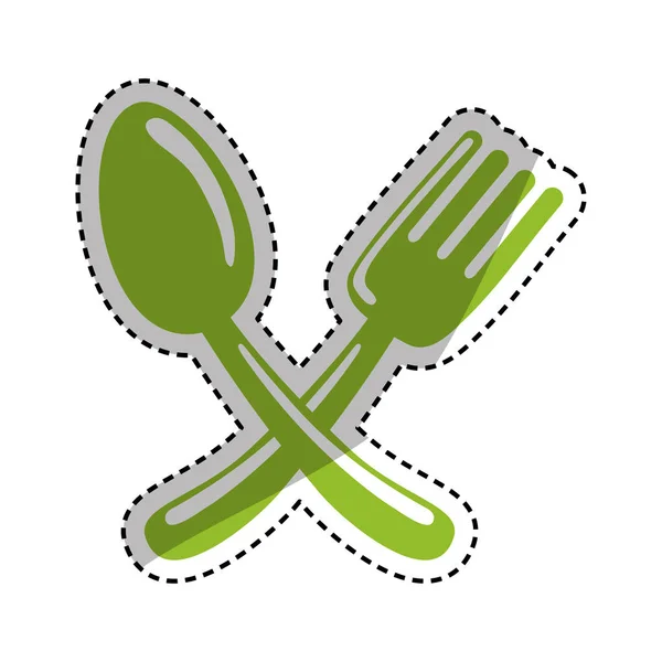 Restaurant-Besteck-Symbol — Stockvektor