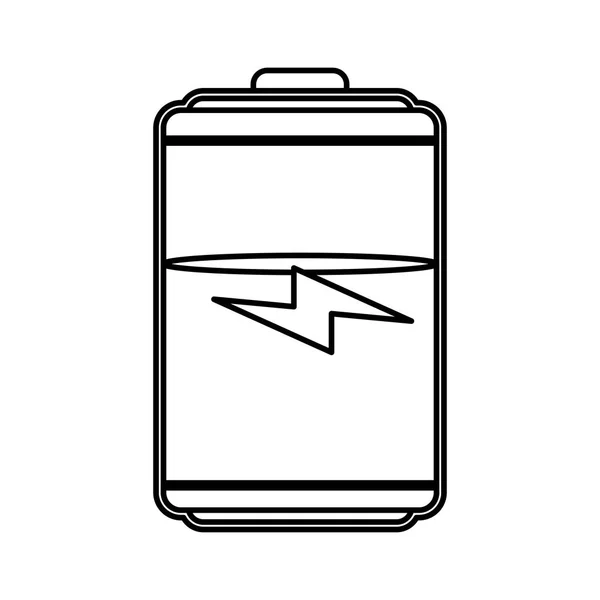 Batterie électrique rechargeable — Image vectorielle