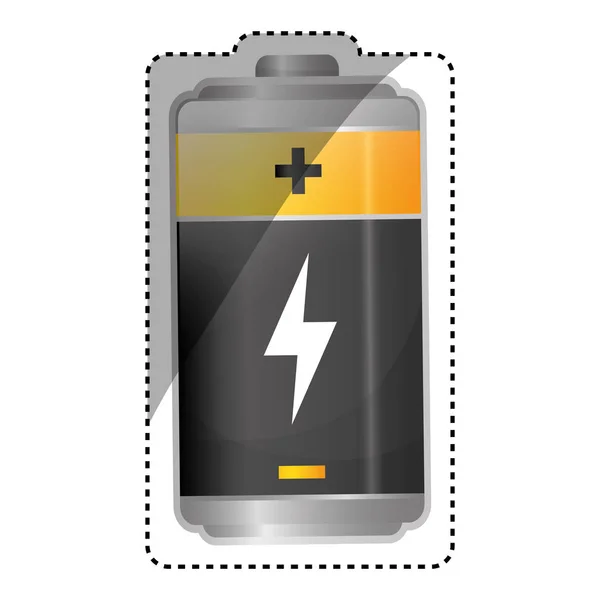 Batteria elettrica ricaricabile — Vettoriale Stock
