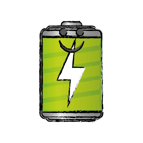 Rechargeable electric battery — Stock Vector