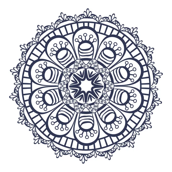 Orientalne symbolem Mandala — Wektor stockowy