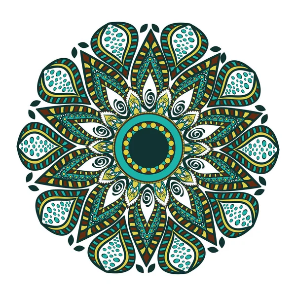 Mandala símbolo oriental — Archivo Imágenes Vectoriales