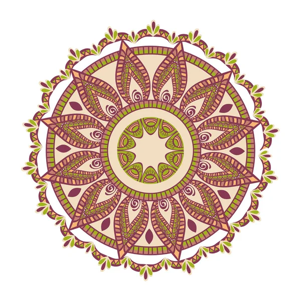 Mandala Oosterse symbool — Stockvector