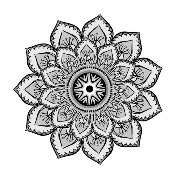Mandala oriental symbol — Stock Vector