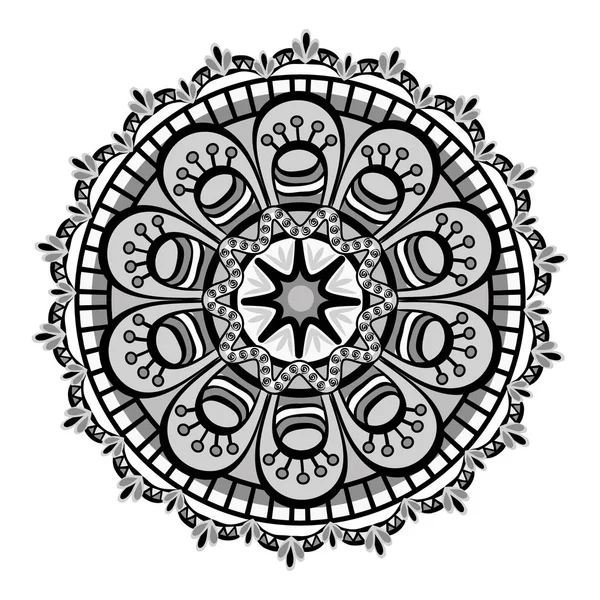 Mandala orientalisches Symbol — Stockvektor