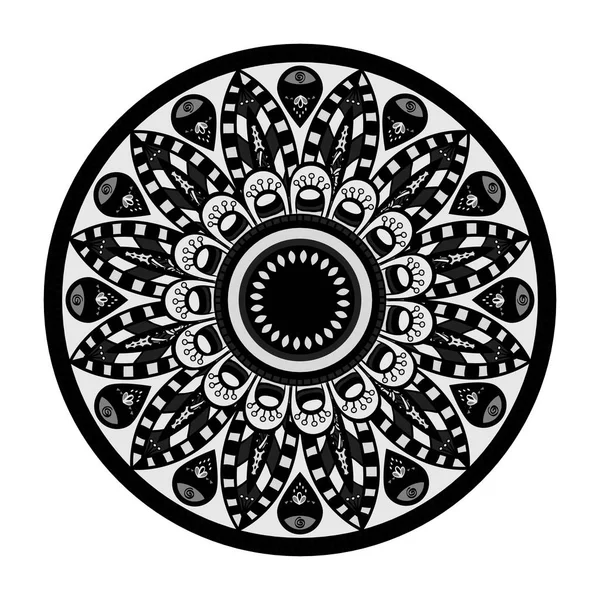 Orientalne symbolem Mandala — Wektor stockowy