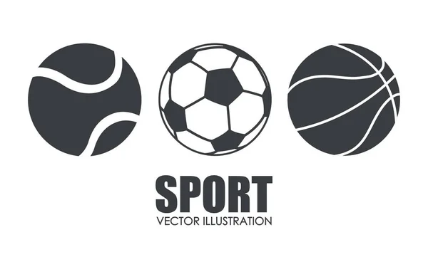 Desporto imagem ícone relacionado — Vetor de Stock