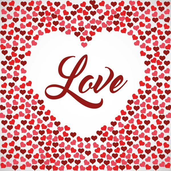 Amor día de San Valentín imagen relacionada — Vector de stock