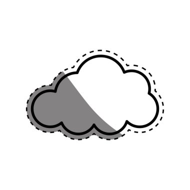 İzole bulut sembolü