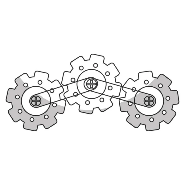 Icono de rueda de engranaje — Archivo Imágenes Vectoriales