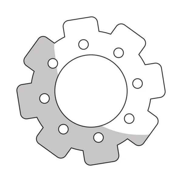 Ícone de roda de engrenagem — Vetor de Stock