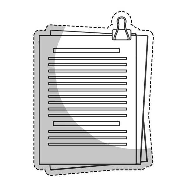 Icône Documents papier — Image vectorielle