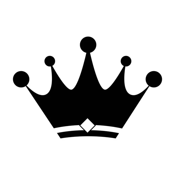 Couronne symbole royal — Image vectorielle