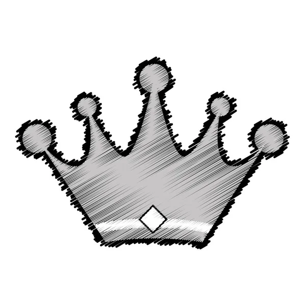 Couronne symbole royal — Image vectorielle