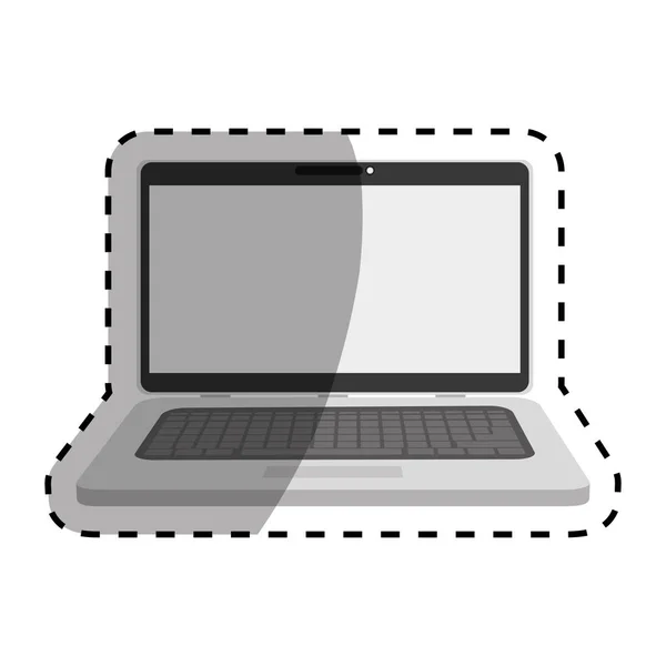 Laptop-Computertechnologie — Stockvektor