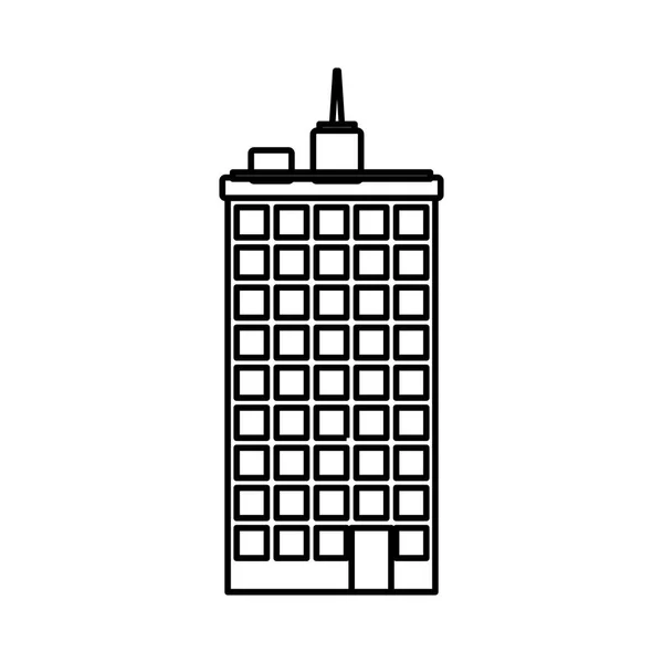 Torre de ciudad urbana — Vector de stock