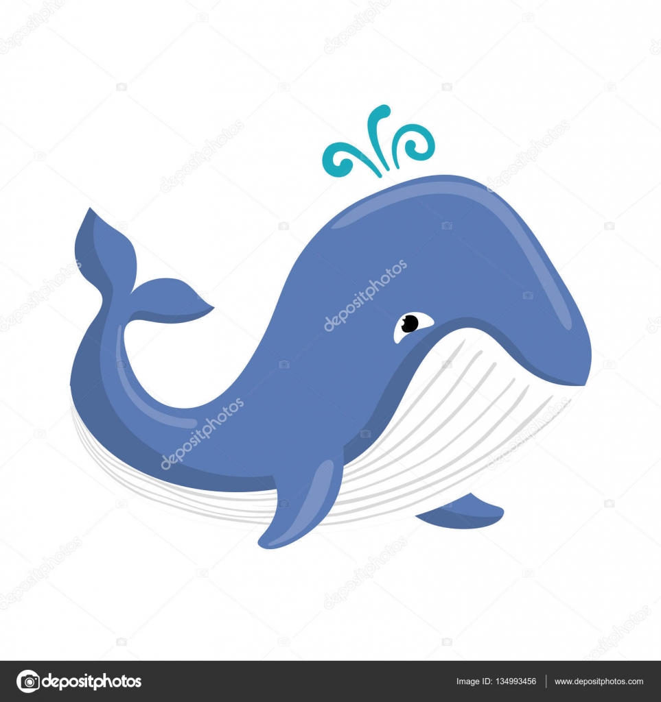 Cute whale cartoon Stock Vector Image by ©djv #134993456