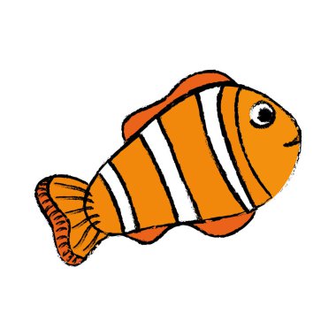 palyaço balık karikatür