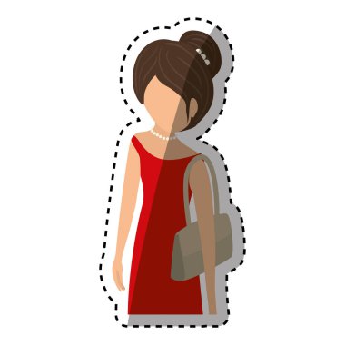 Genç kadın vücut tam